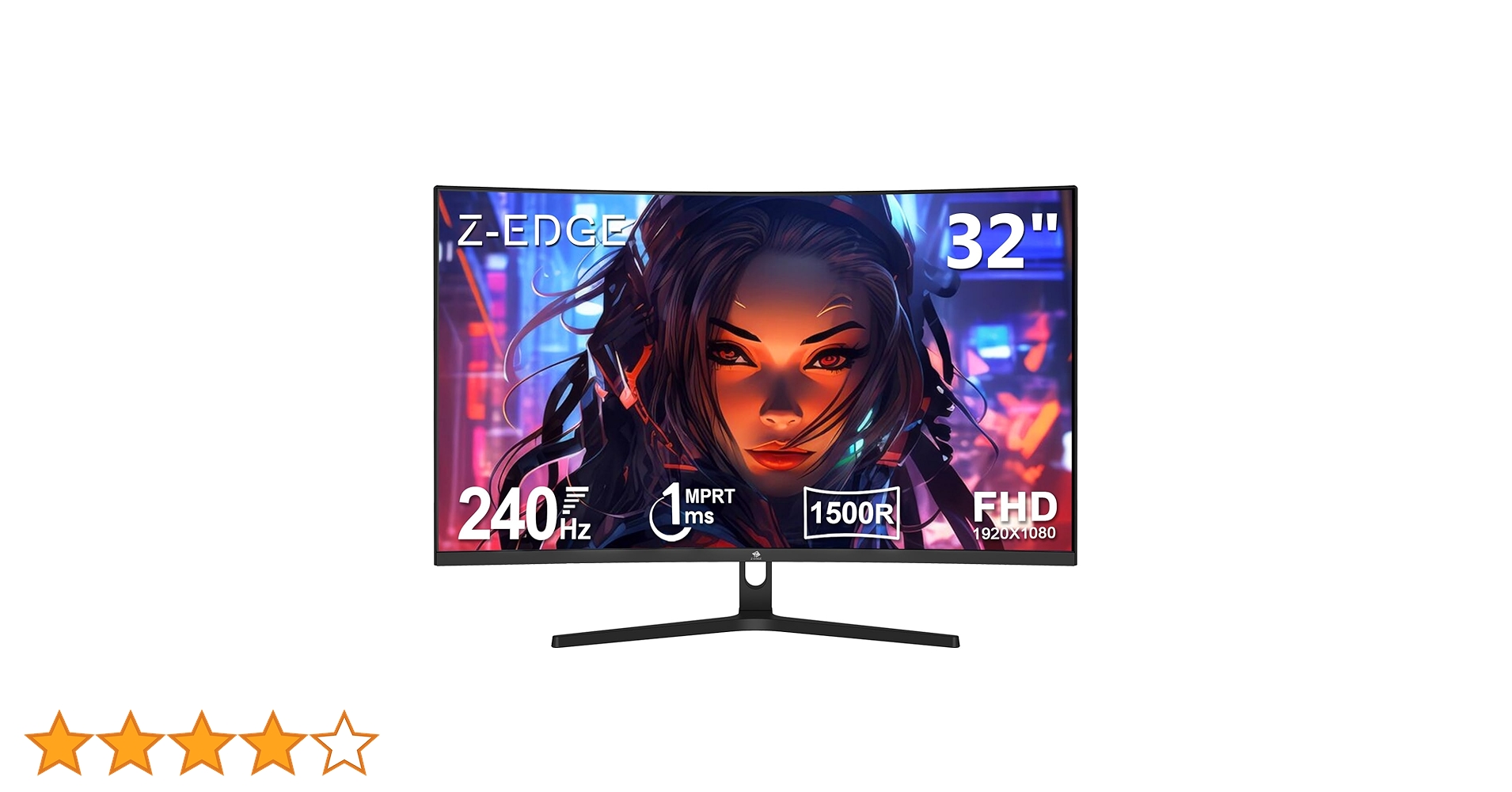Amazon.co.jp: Z Z-Edge 32インチ ゲーミング モニター 240Hz